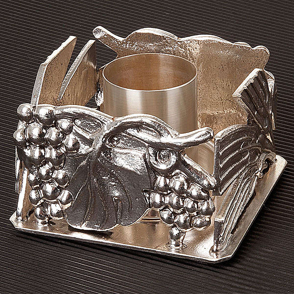 Liturgical candle holder spike and grapes online sales on HOLYART.co.uk