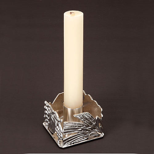 Liturgical candle holder spike and grapes 4