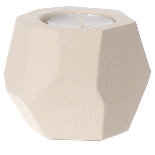 Prism shape candle in clay by Centro Ave, 6.5cm 1