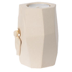 Candela presepe argilla Centro Ave 11 cm s3