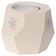 Prism shape Christmas candle in clay by Centro Ave, 6.7cm s2