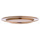 Candle holder plated with jag in matt gold-plated brass diam. 11 cm s3