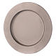 Candle holder plate in silver-plated brass diam. 17 cm s2