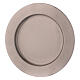 Candle holder plate in silver-plated brass diam. 6 3/4 in s2