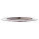 Candle holder plate in silver-plated brass diam. 6 3/4 in s3