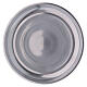 Silver-plated polish aluminium candle holder diam. 4 in s2