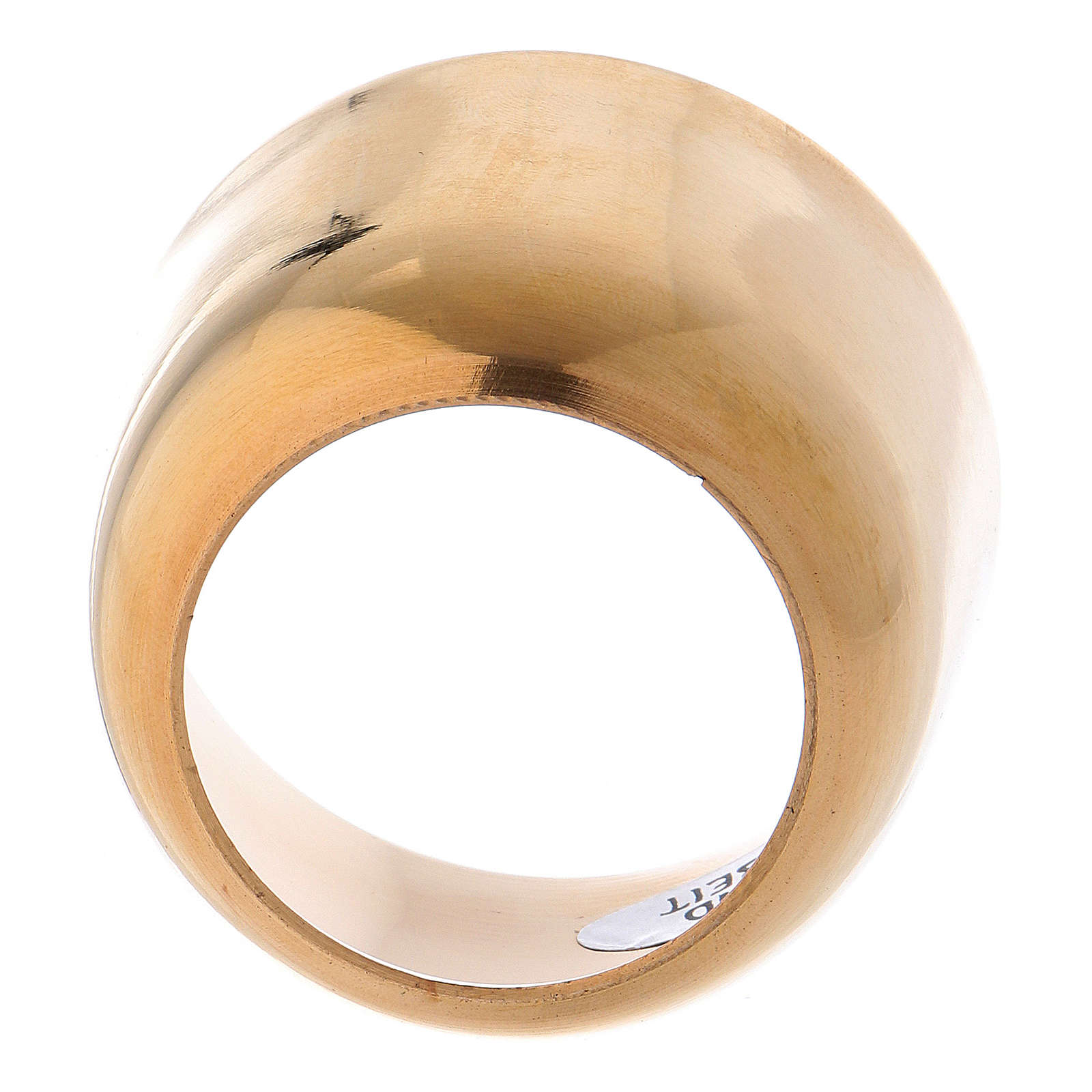 Candle holder ring in glossy goldplated brass diam. 4.5/5 online