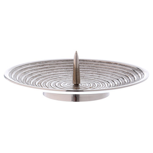 Candle holder with spiral-shaped decoration and jag diam. 12 cm 2
