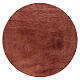 Round wood candle holder plate 4 3/4 in s2