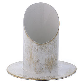 Portacandele forma cilindrica ottone 3 cm