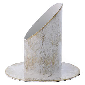 Portacandele forma cilindrica ottone 3 cm