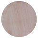 Piatto portacandele legno dipinto 12 cm s1