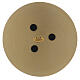 Brass-coated aluminium candle holder plate 5 1/2 in s2