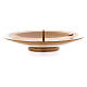 Candle holder in glossy gold-plated brass with jag 8 cm s2