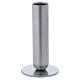 Silver-colored iron candlestick h 4 3/4 in s2