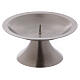 Circular base candle holder with spike 4 1/4 in s1