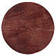 Prato porta-vela madeira de mangueira 10 cm s1