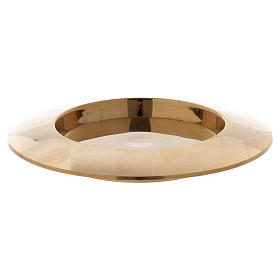 Portacandela classico ottone dorato7 cm