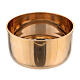 Candle follower 1.38 in gold plated brass s2