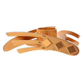 Kerzenhalter vergoldet aus Messingguss – Höhe 2 cm