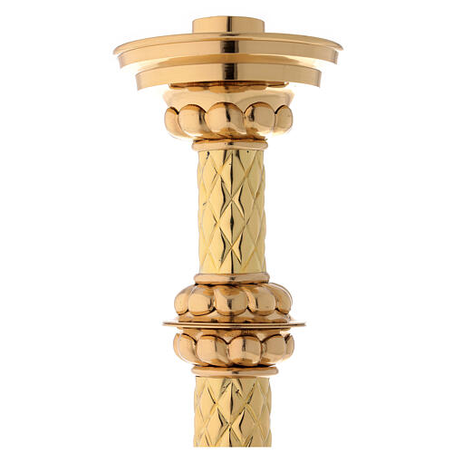 Convertible candlestick quilted effect height 36 cm 5