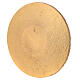 Talerz podstawka świecy aluminium, dek. plaster miodu kolor złoty i czarny, śr. 14 cm s3
