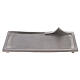 Rectangular candle plate with raised detail 16x9 cm s1