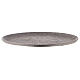 Oval candleholder plate with roots 17x7 cm s1