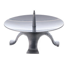 Candle base 13 cm with thick iron jag