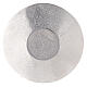 Candleholder plate in aluminum diameter 14 cm s3