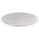 Honeycomb aluminium candle holder plate d. 5 1/2 in s1