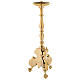 Chandelier d'autel pic h 100 cm laiton brillant s1