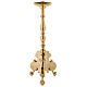 Chandelier d'autel pic h 100 cm laiton brillant s5