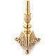 Brass altar candlestick branches and leaves 43 1/4 in s2