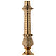 Altar candle holder in polished brass with jag h 85 cm s4
