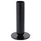 Irregular black iron candle holder h 12 cm s2