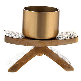 Candlestick with 5 cm candle holder, bronze, Molina