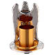 Angel praying candlestick holder two-tone s4