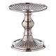 Altar candlestick nickel-plated brass 3 1/2 in s1
