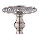 Altar candlestick nickel-plated brass 3 1/2 in s2