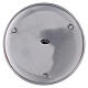 Aluminium candle holder plate with feet 6 3/4 in s3
