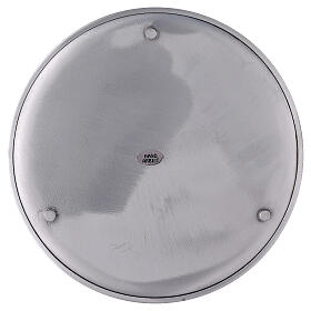 Portavela pies aluminio satinado 21 cm s3