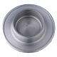 Aluminium candle holder with satin finish 2 3/4 in s2