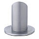 Aluminium candle holder satin finish with mitered socket 1 1/2 in s3