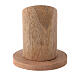 Natural mango wood candle holder 1 1/4 in s3