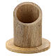Castiçal madeira de mangueira natural, diâmetro 5 cm s1