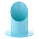 Castiçal porta-vela ferro azul claro, diâmetro: 5 cm s1