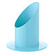 Castiçal porta-vela ferro azul claro, diâmetro: 5 cm s2
