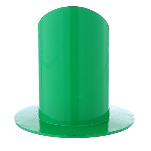 Świecznik zielony z żelaza, 5 cm 3