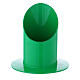 Castiçal porta-vela verde ferro, diâmetro: 5 cm s1